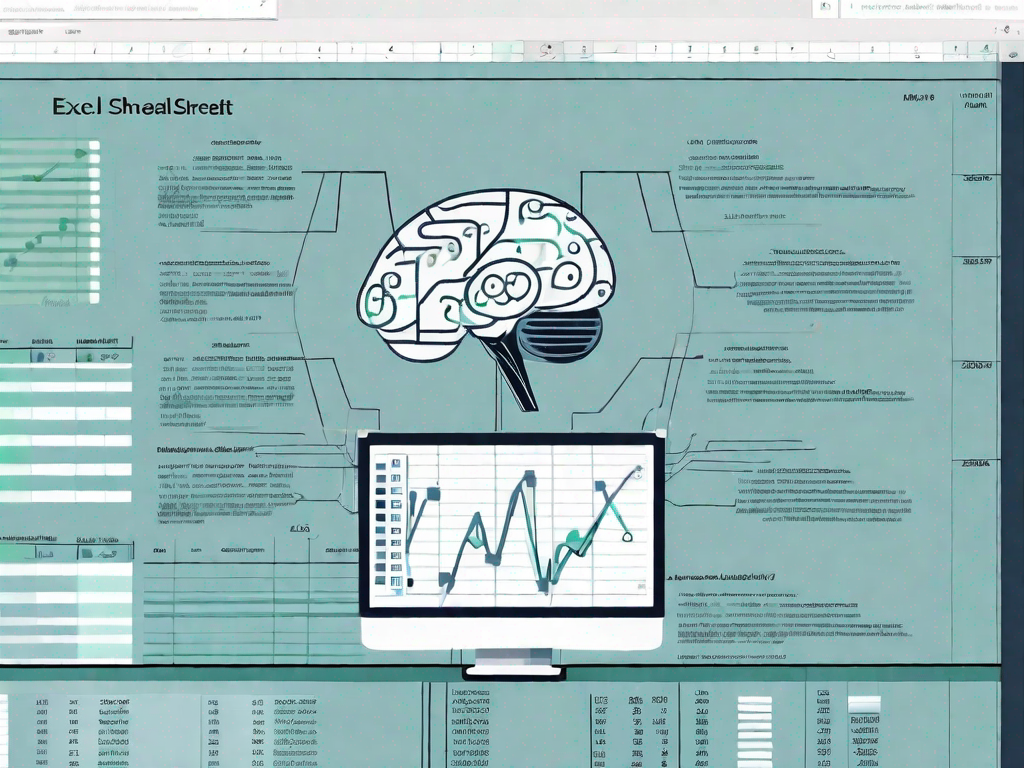 A computer screen showing an excel spreadsheet with various complex formulas