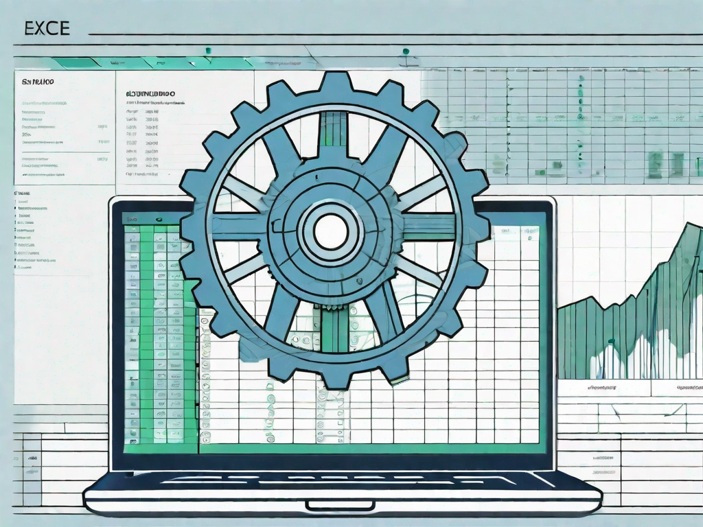 A computer screen displaying a complex excel spreadsheet