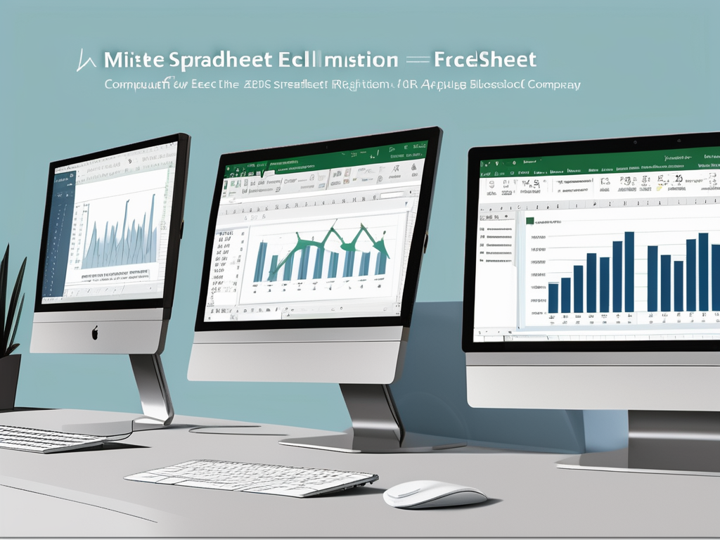 A computer screen displaying an open microsoft excel spreadsheet