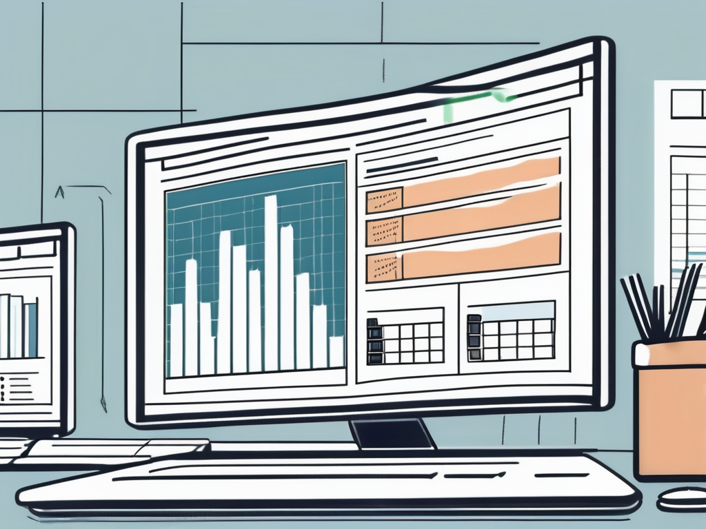 A computer screen displaying a spreadsheet with a highlighted row indicating the hlookup function in action