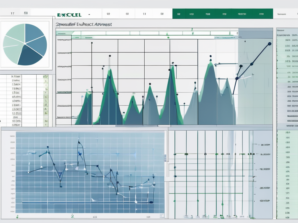 A computer screen displaying an excel spreadsheet with various cells highlighted and arrows pointing towards a formula bar showcasing the indirect function