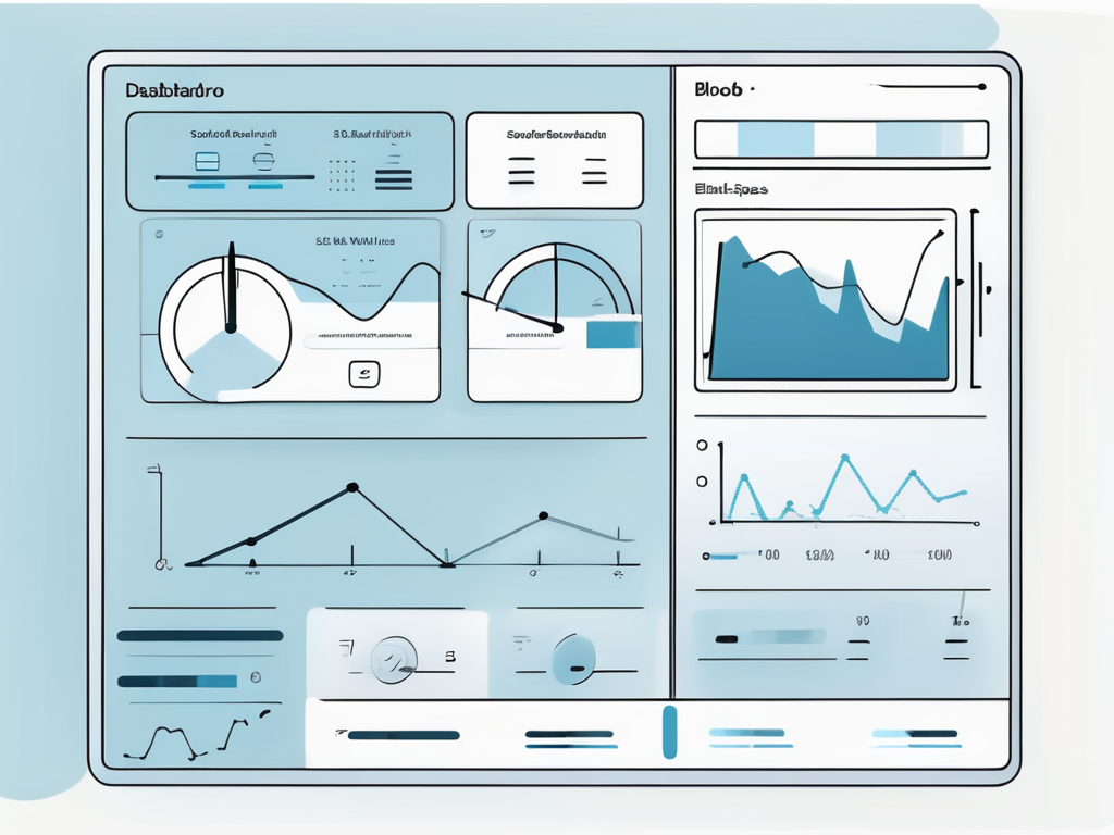 An abstract representation of a salesforce dashboard with highlighted formula fields