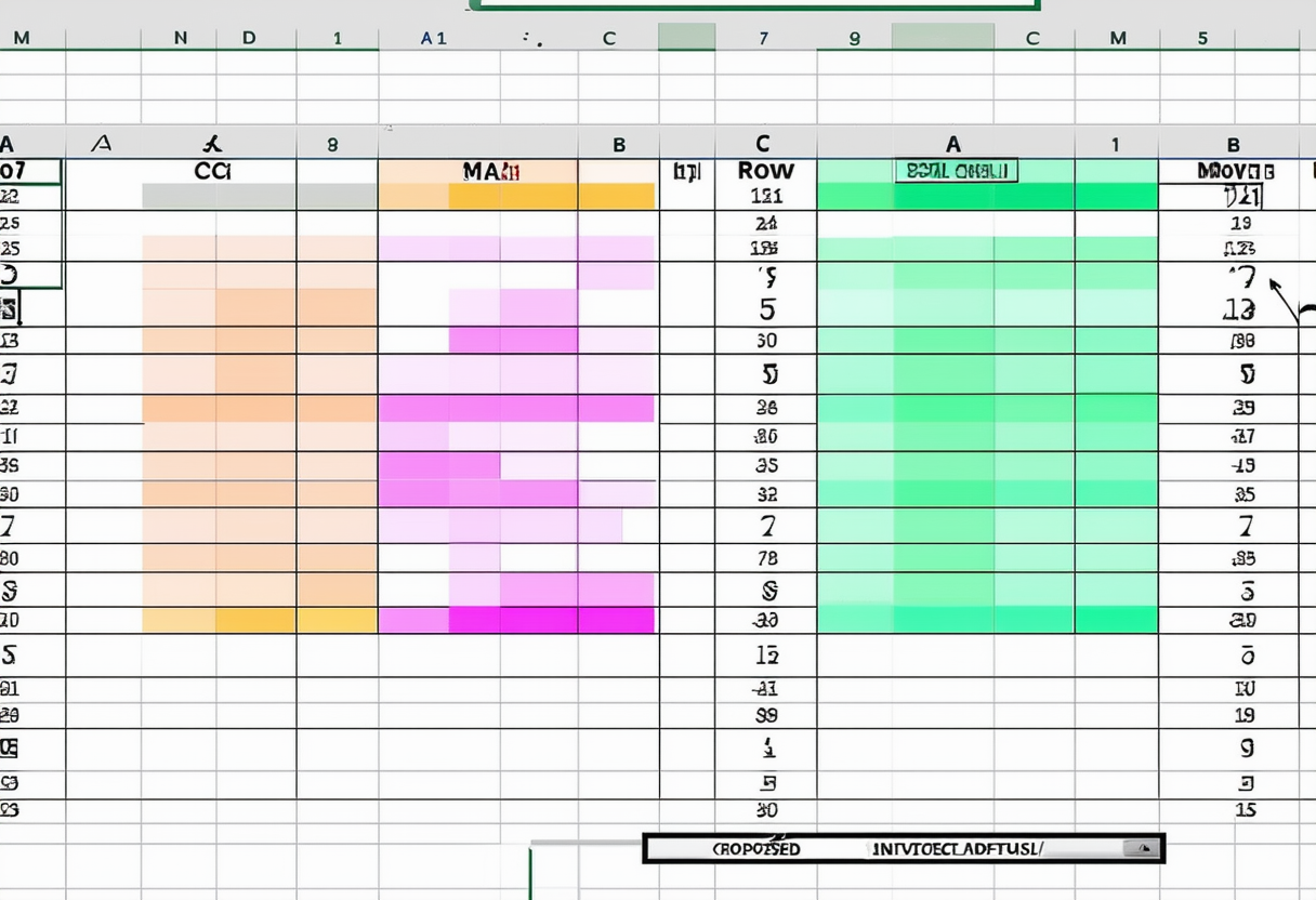 Highlight Row Differences in Excel