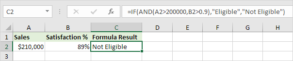 How to use the Excel AND function - FormulasHQ