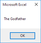 Element of a One-dimensional Array in Excel VBA Element of a One-dimensional Array in Excel VBA