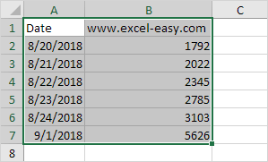 Select a Range in Excel Select a Range in Excel