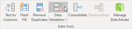Click Data Validation Click Data Validation