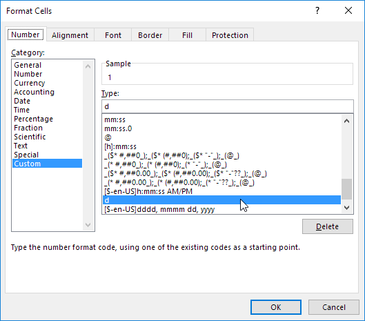 Day Format Day Format