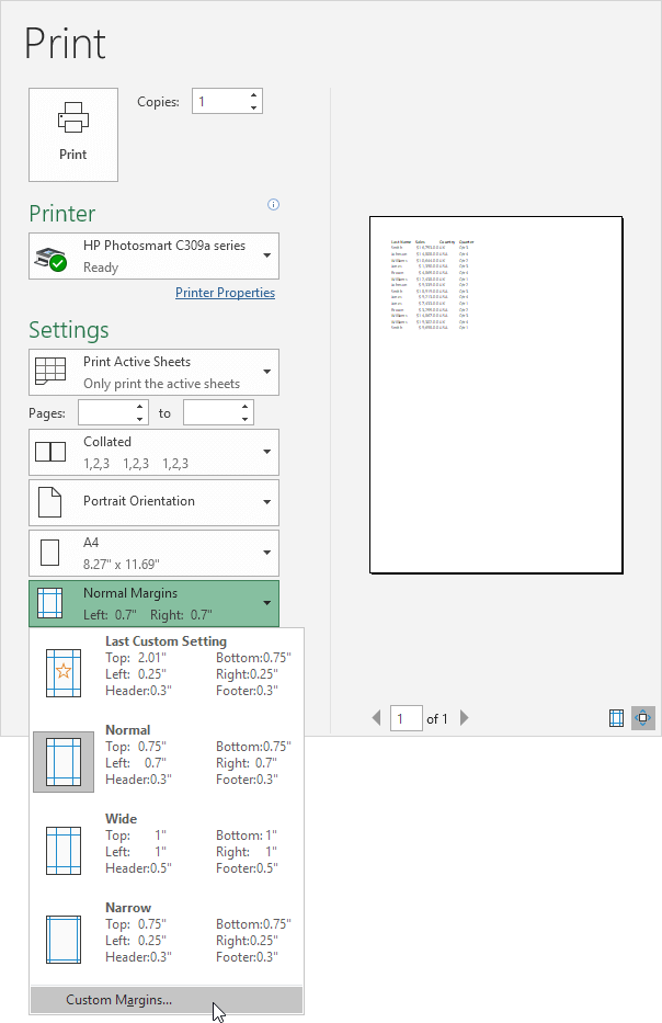 Center on Page in Excel - FormulasHQ