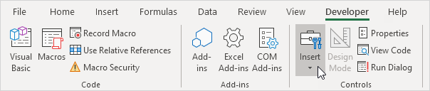 Click Insert Click Insert