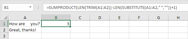 Count Total Number of Words in a Range Count Total Number of Words in a Range