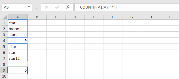 Count Cells That Contain Text Count Cells That Contain Text