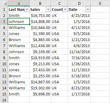 Filter Arrows Filter Arrows