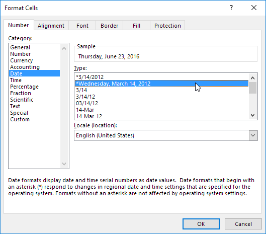 Format Cells Format Cells