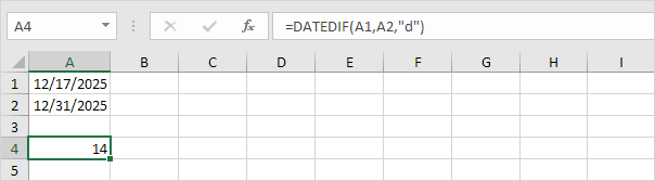 DATEDIF function DATEDIF function