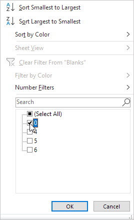 Filter Empty Rows Filter Empty Rows