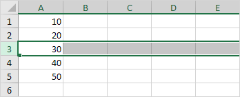 Row Deleted Row Deleted