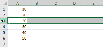 Select Row Select Row