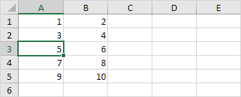 Shift Cells Up Shift Cells Up