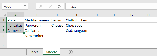 Named Ranges Named Ranges