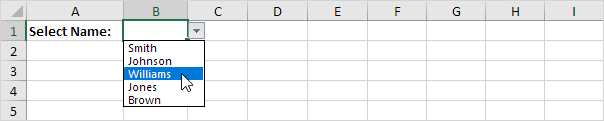 Drop-down List With Unique Values Drop-down List With Unique Values