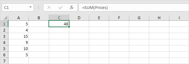 Dynamic Named Range in Excel Dynamic Named Range in Excel