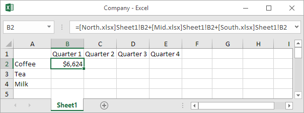 External References in Excel External References in Excel