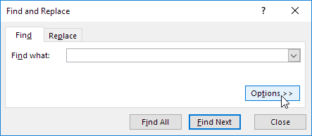 Click Options Click Options