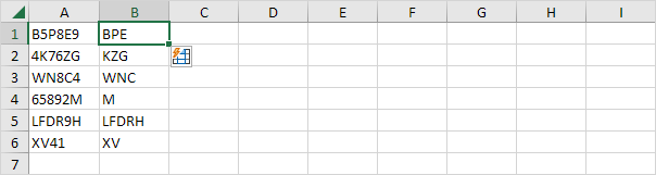 Flash Fill in Excel Flash Fill in Excel