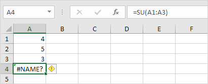 #NAME? error in Excel #NAME? error in Excel