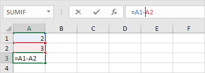 Edit a Formula in Excel Edit a Formula in Excel