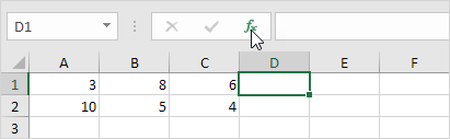 Insert a Function Insert a Function