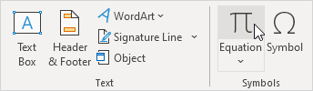 Insert Equation Insert Equation