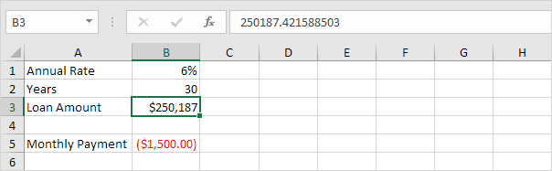 Goal Seek Found a Solution Goal Seek Found a Solution