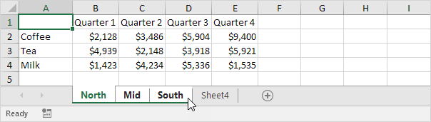 Group Worksheets in Excel Group Worksheets in Excel
