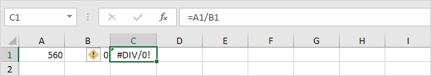 #DIV/0! error #DIV/0! error