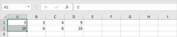 Select Specific Cells Select Specific Cells
