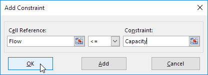 Capacity Constraint Capacity Constraint
