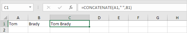 CONCATENATE function CONCATENATE function