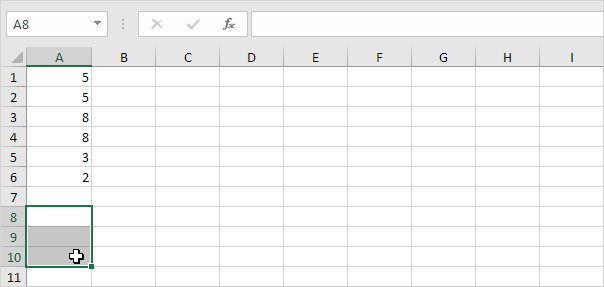 Select Multiple Cells Select Multiple Cells