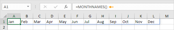 Dynamic Array Formula Dynamic Array Formula