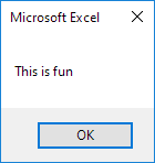 MsgBox in Excel VBA (Easy Message Boxes) - FormulasHQ