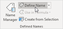 Define Name Define Name