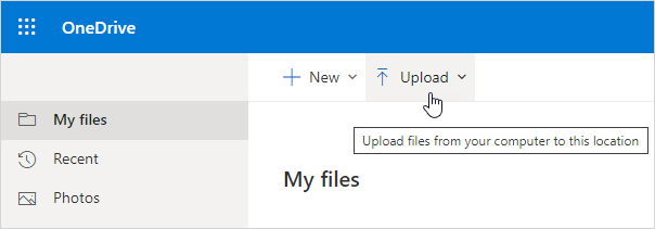 Upload an Excel File to OneDrive Upload an Excel File to OneDrive