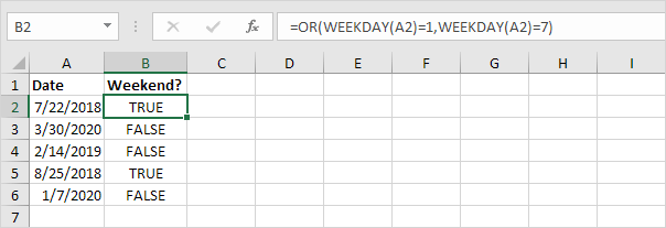 Or & Weekday Function Or & Weekday Function