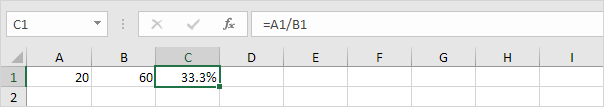 Percentage with One Decimal Place Percentage with One Decimal Place