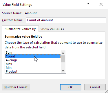Summarize Value Field By Summarize Value Field By