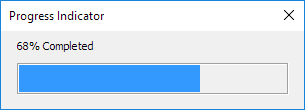 Progress Indicator in Excel VBA Progress Indicator in Excel VBA