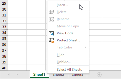 Worksheet Commands are Grayed out Worksheet Commands are Grayed out