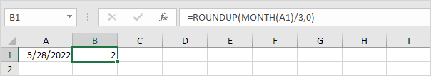 Quarter Formula in Excel - FormulasHQ